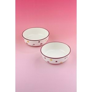 Petite 2 adet porselen salata kasesi