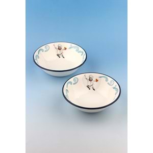 Blue chef 2 adet porselen salata kasesi