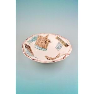 Seaside antik porselen salata kasesi