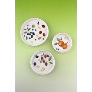 Berries 3 boy porselen tabak seti
