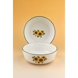 Sunflower 2 adet porselen salata kasesi