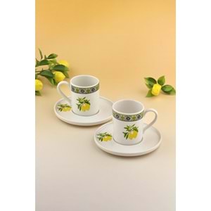 Lemon iki kişilik kahve fincan takımı