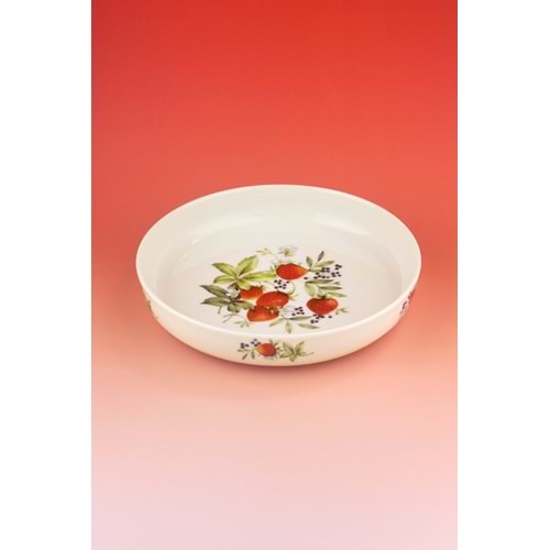 Strawberry büyük boy porselen salata kasesi