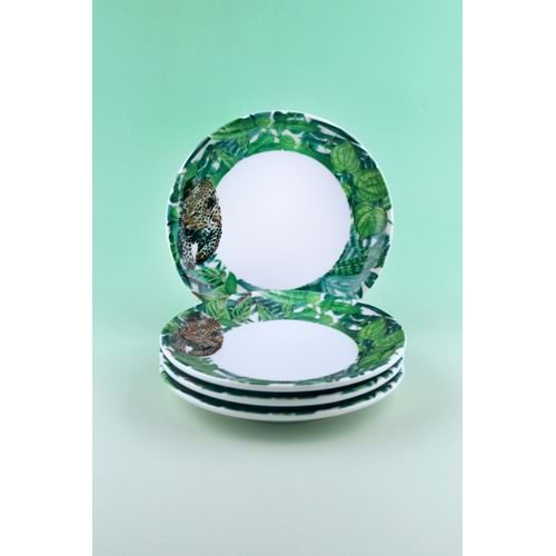 Green botanik 4 parça pasta/kurabiye tabağı