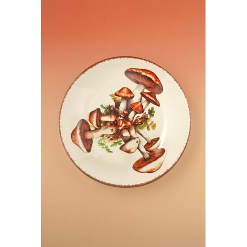 Mushroom büyük boy porselen salata kasesi