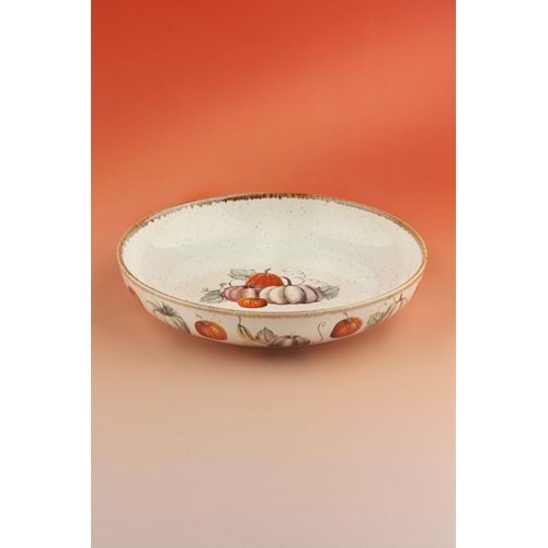 Yeni yeşil kabak porselen salata kasesi