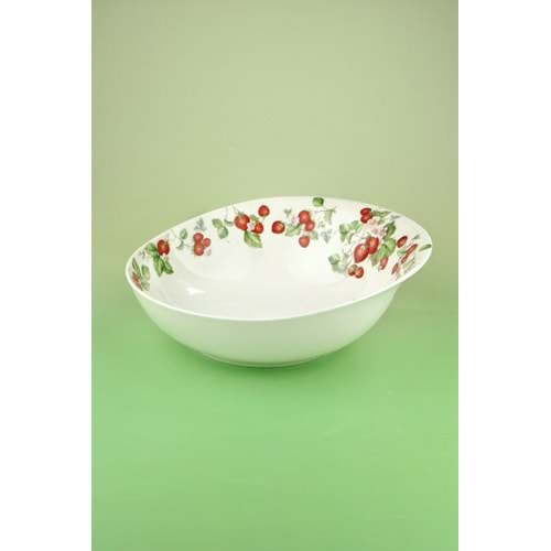 Strawberry porselen salata kasesi