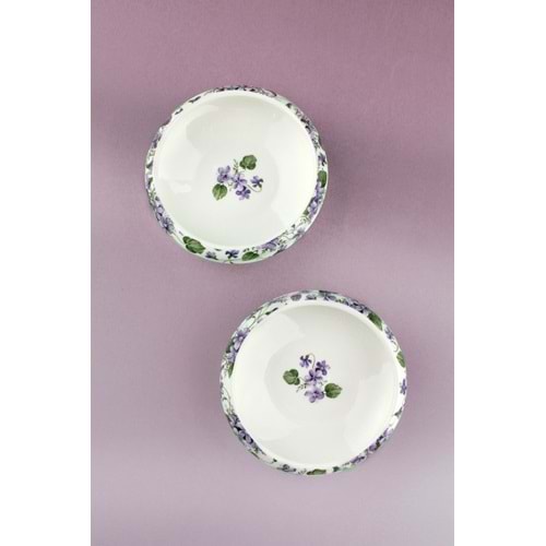 Viola porselen ikili kase