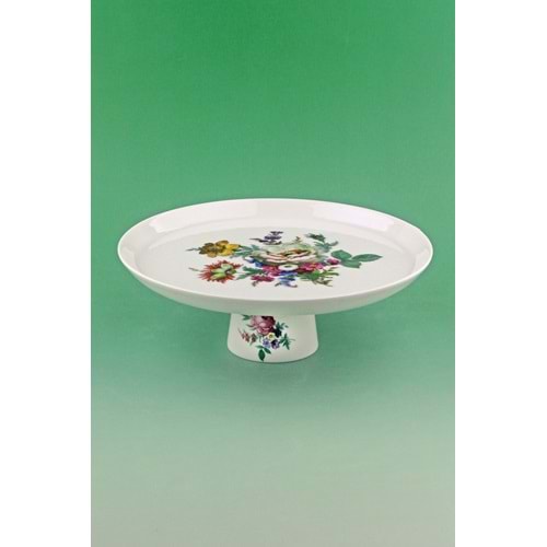 Emerald porselen ayaklı tabak