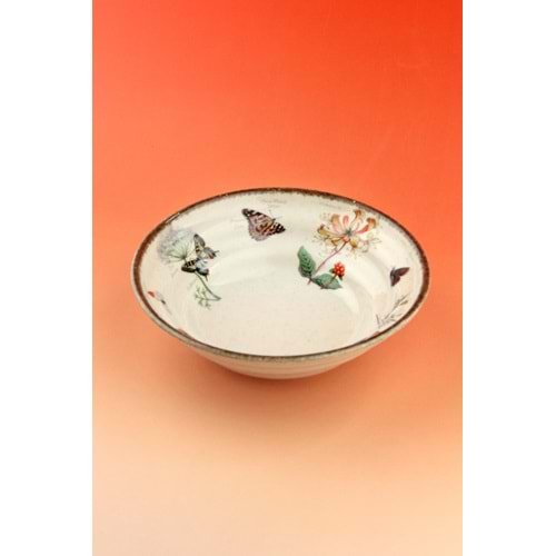 Botanik porselen salata kasesi