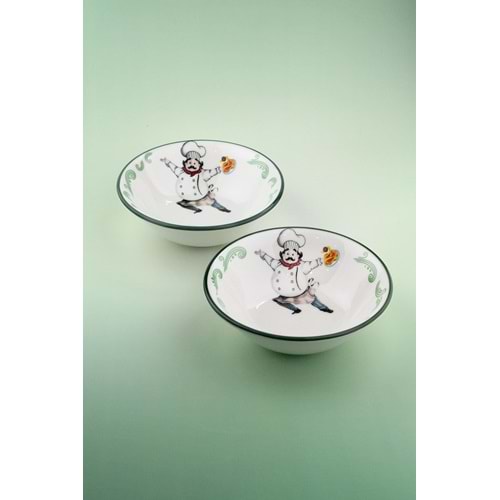 Green chef 2 adet porselen kase