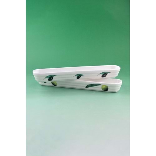 Olives 2 adet porselen zeytinlik