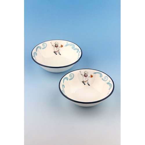 Blue chef 2 adet porselen salata kasesi