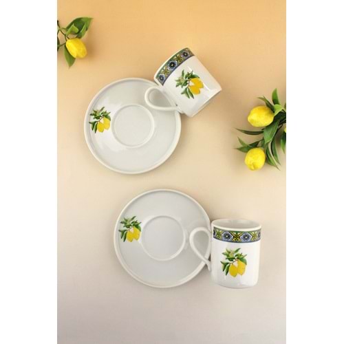 Lemon iki kişilik kahve fincan takımı