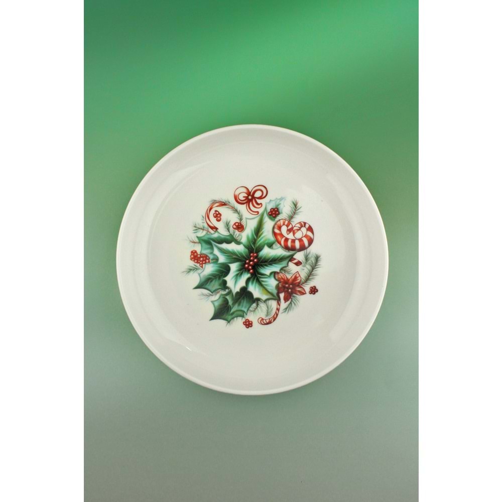 Winterberry büyük boy porselen salata kasesi