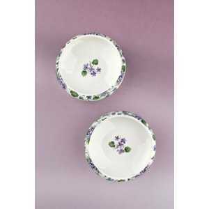 Viola porselen ikili kase