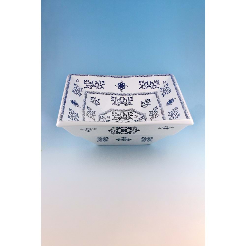 Ornamenta tezgah üstü porselen kare lavabo