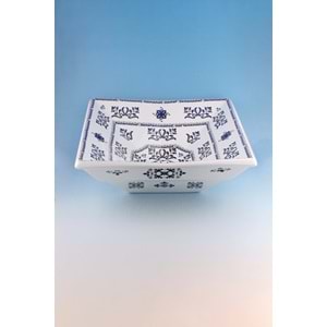 Ornamenta tezgah üstü porselen kare lavabo