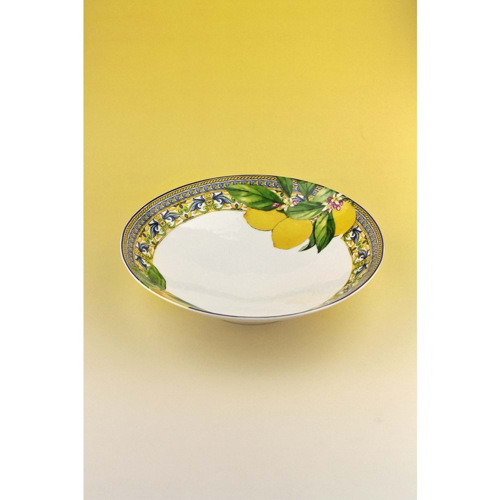 Capri limon porselen salata kasesi